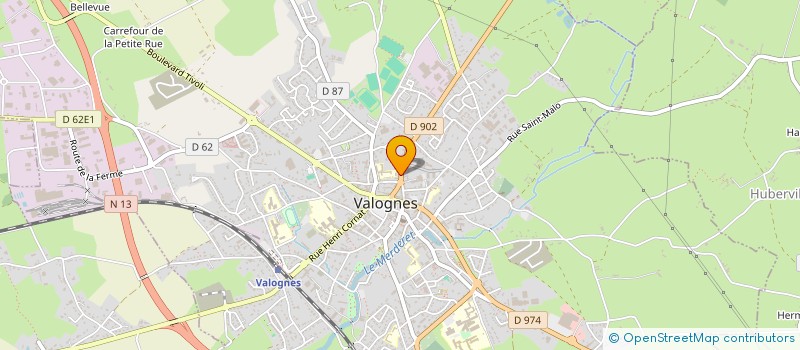 localisation de l'entreprise L'HOTEL STE SUZANNE  VALOGNES