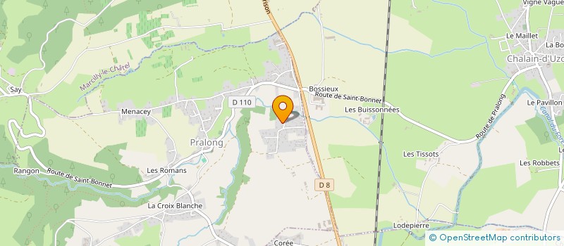 localisation de l'entreprise L'HOTEL VILNOZ  PRALONG