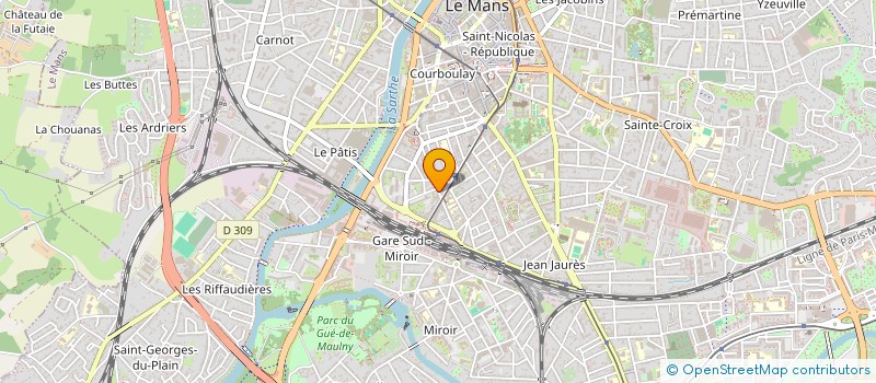 localisation de l'entreprise L'HOTELIERE  LE MANS