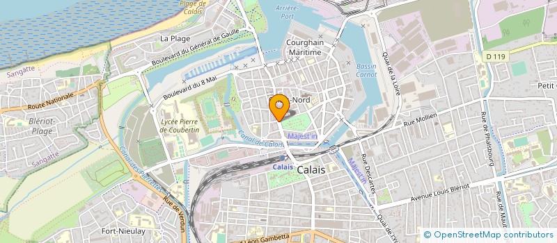 localisation de l'entreprise L'HOVERCRAFT  CALAIS