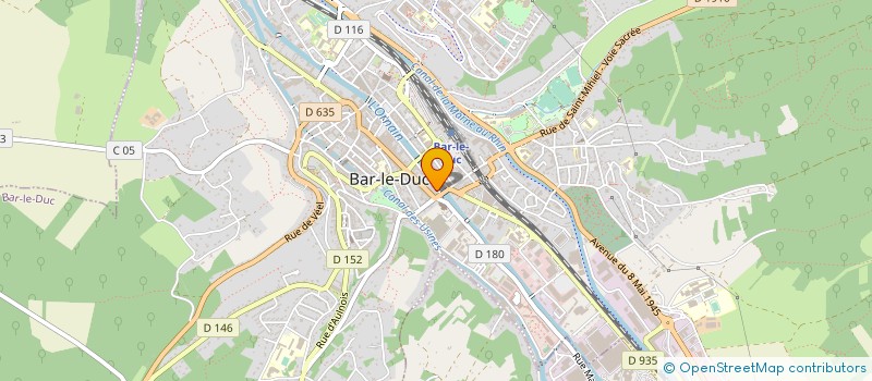localisation de l'entreprise L HUGOLIENNE à BAR-LE-DUC