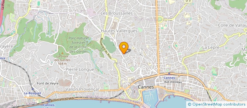 localisation de l'entreprise L'HUGOLIENNE à CANNES