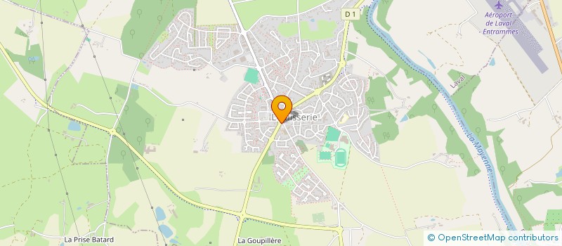 localisation de l'entreprise L'HUIBISCUS à L'HUISSERIE