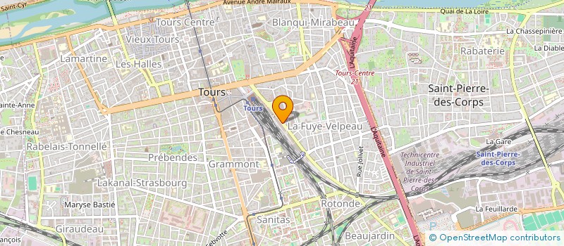 localisation de l'entreprise L'HUILLIER TEIXEIRA INDIVISION  TOURS