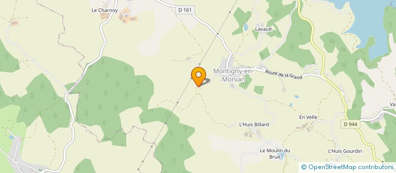 localisation de l'entreprise L'HUIS DES CHEVAUX  CHATEAU-CHINON (CAMPAGNE)