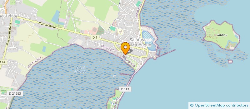 localisation de l'entreprise L'HUITRIERE DE NORMANDIE à SAINT-VAAST-LA-HOUGUE