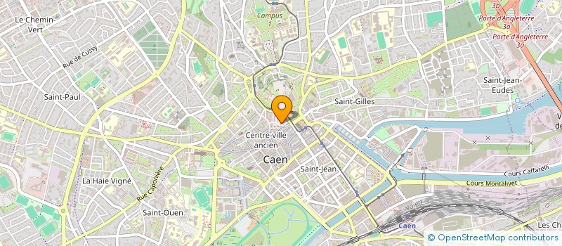 localisation de l'entreprise L'HUMANIVELLE à CAEN