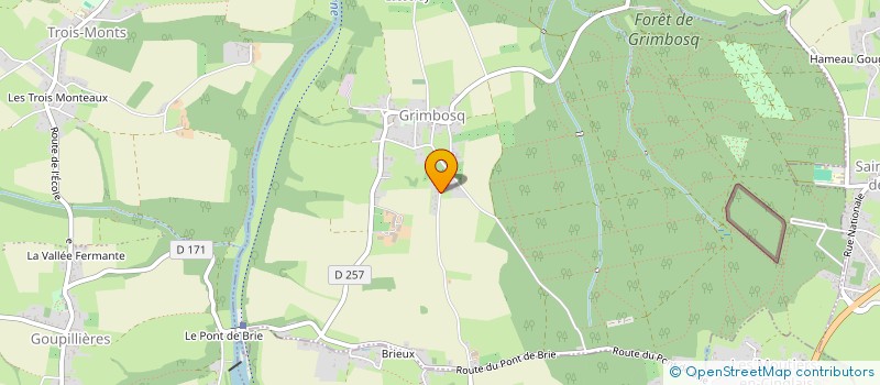 localisation de l'entreprise L'HYDROELECTRIQUE DE BRIEUX à LES MOUTIERS-EN-CINGLAIS