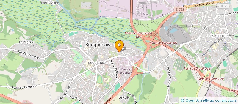 localisation de l'entreprise L'HYDROPTERE 2.0 à BOUGUENAIS