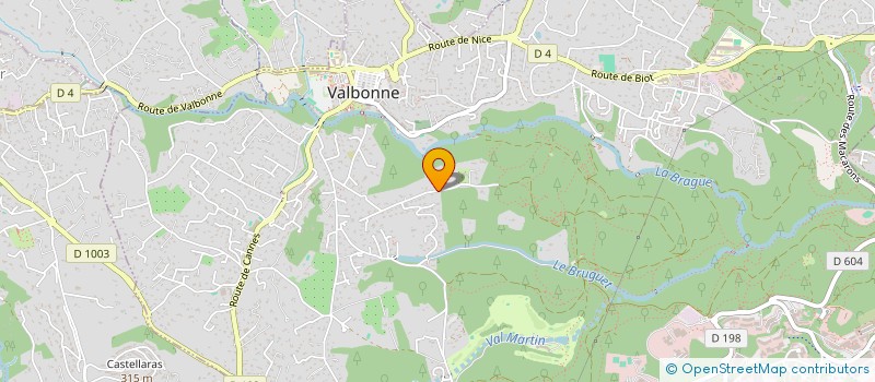 localisation de l'entreprise L HYMNE AUX ENFANTS FRANCE à VALBONNE