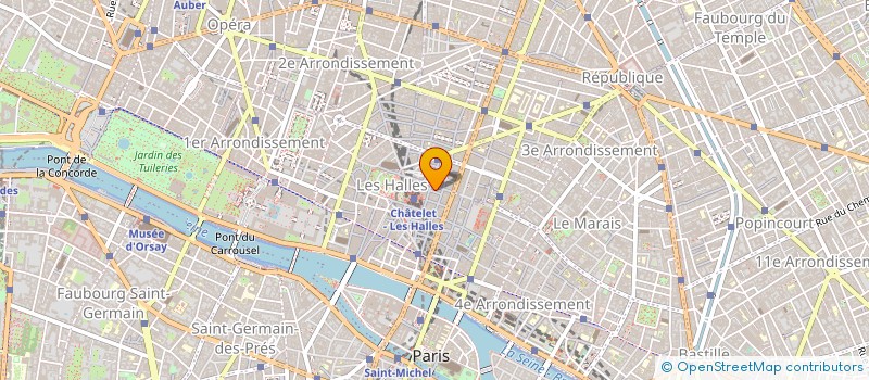 localisation de l'entreprise L'HYPERBOL à PARIS