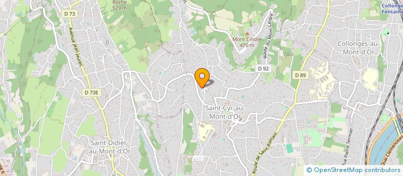 localisation de l'entreprise L'HYPPOCAMPE  SAINT-CYR-AU-MONT-D'OR