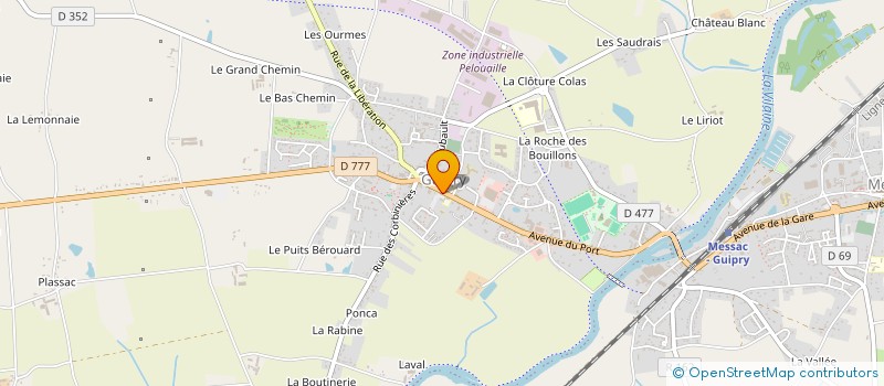 localisation de l'entreprise L.I.A à GUIPRY-MESSAC
