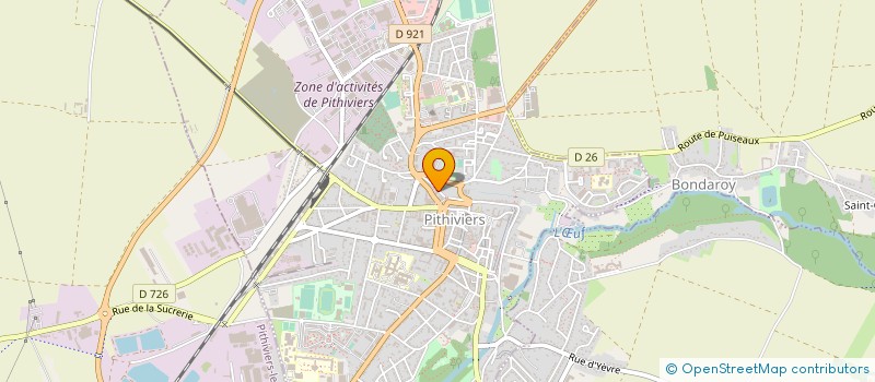 localisation de l'entreprise L.I AUTO 45 à PITHIVIERS