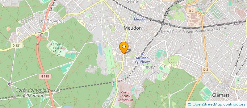 localisation de l'entreprise L.I.C à MEUDON