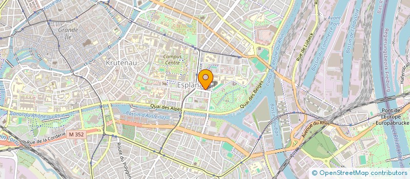 localisation de l'entreprise L'I.C.E. à STRASBOURG