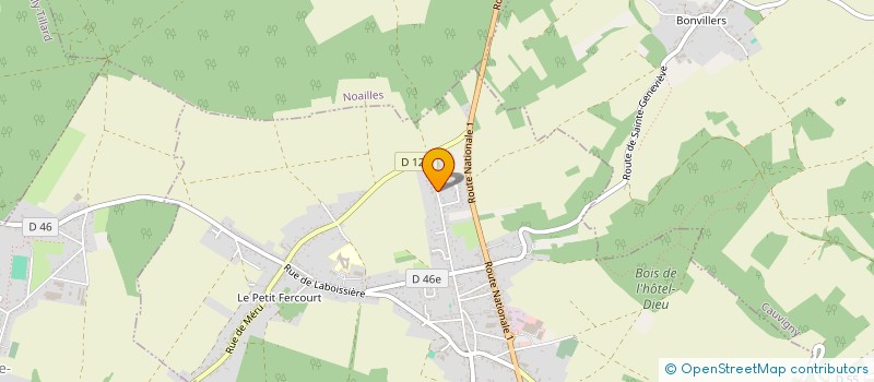 localisation de l'entreprise L.I.C. IMMO  SAINTE-GENEVIEVE