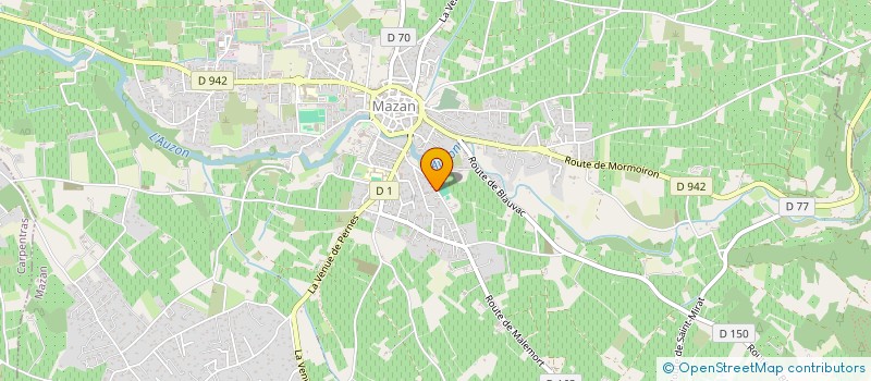 localisation de l'entreprise L.I.E.M à MAZAN