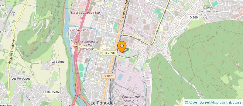 localisation de l'entreprise L.I.I.MANAGEMENT  LE PONT-DE-CLAIX