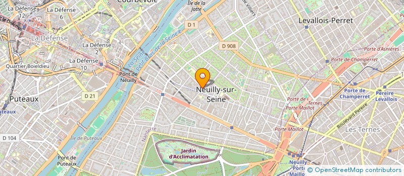 localisation de l'entreprise L&I INVEST à NEUILLY-SUR-SEINE