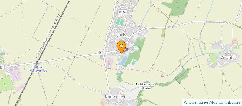 localisation de l'entreprise L.I.J. 77 à JUILLY