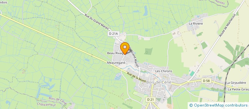 localisation de l'entreprise L.I.J RENOVATION  BOIS-DE-CENE