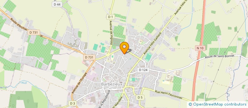 localisation de l'entreprise L.I.L  BARBEZIEUX-SAINT-HILAIRE