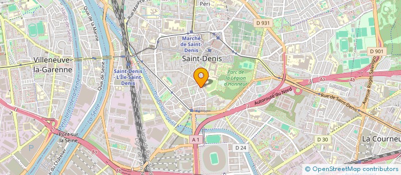 localisation de l'entreprise L.I.M à SAINT-DENIS
