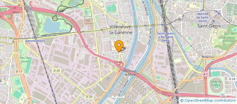 localisation de l'entreprise L.I.M TAXI à VILLENEUVE-LA-GARENNE