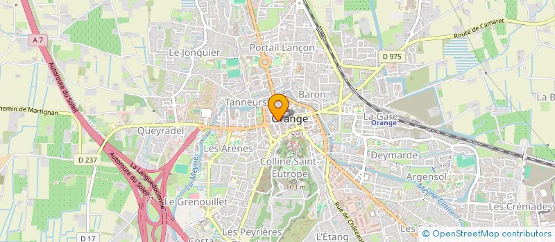 localisation de l'entreprise L I N S PRIMEURS à ORANGE