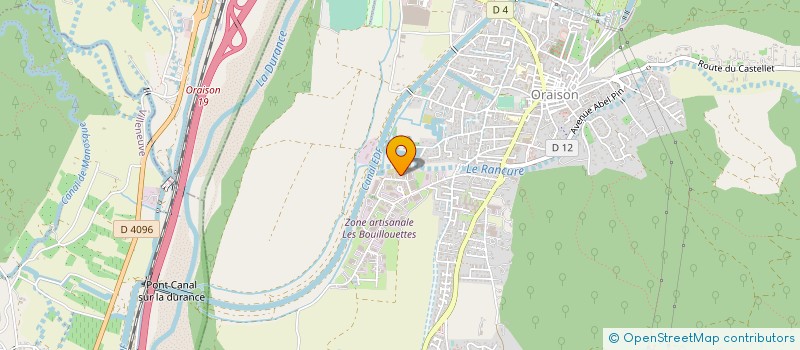 localisation de l'entreprise L.I PLACONCEPT à ORAISON