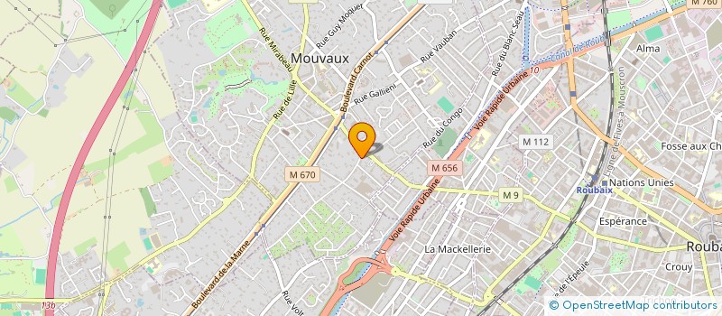 localisation de l'entreprise L.I REAL ESTATE  MOUVAUX