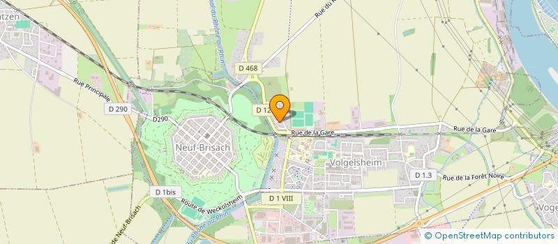 localisation de l'entreprise L-I SOLRESINE  VOLGELSHEIM