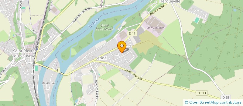 localisation de l'entreprise L.I.Z.E.COUVERTURE  ANDE