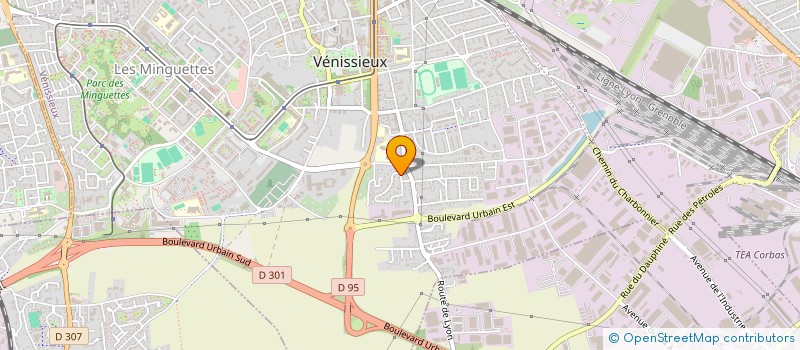 localisation de l'entreprise L'ICONIQUE  VENISSIEUX