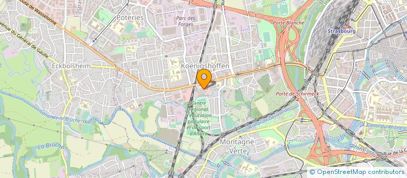 localisation de l'entreprise L'ICONOGRAF à STRASBOURG