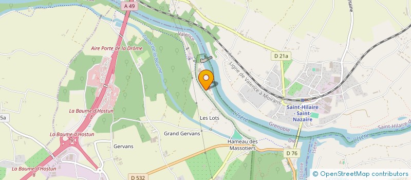 localisation de l'entreprise L'ID BAT PRODUCTION à SAINT-NAZAIRE-EN-ROYANS