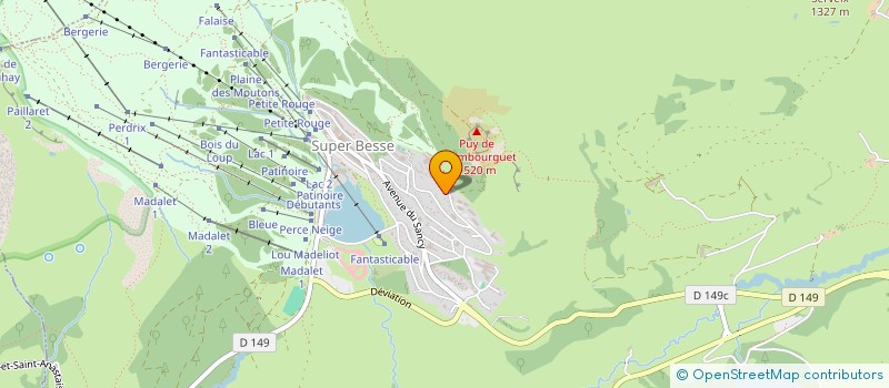 localisation de l'entreprise L'IDEAL  BESSE-ET-SAINT-ANASTAISE