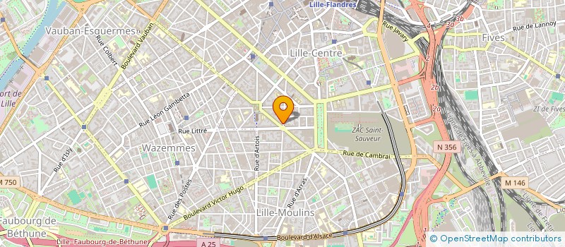 localisation de l'entreprise L'IDEAL à LILLE