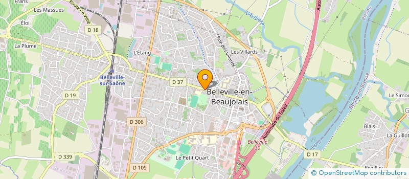 localisation de l'entreprise L IDEAL CINEMA à BELLEVILLE-EN-BEAUJOLAIS