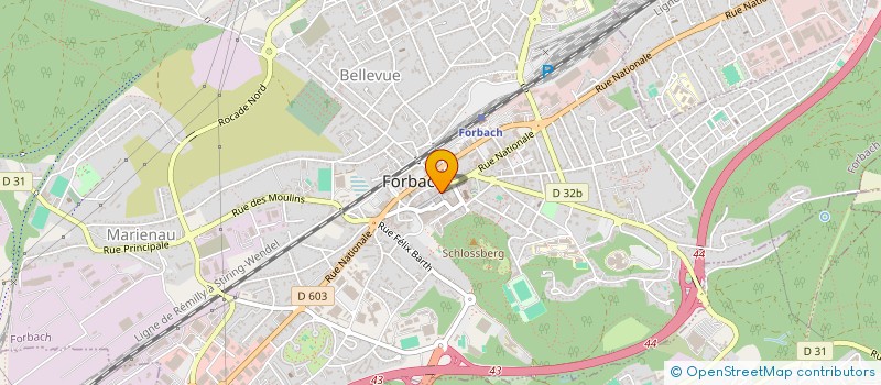 localisation de l'entreprise L'IDEAL HAIRSTYLIST  FORBACH