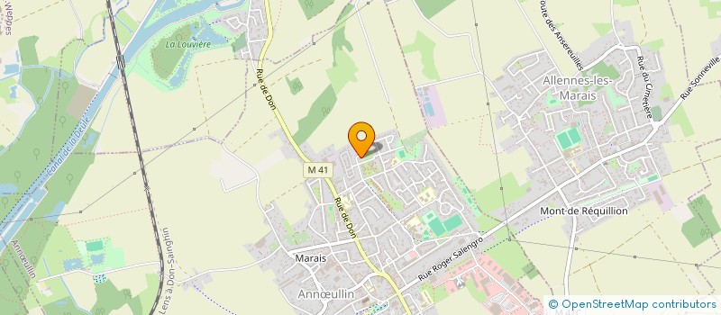 localisation de l'entreprise L'IDEALE  ANNULLIN