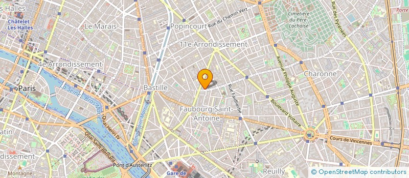 localisation de l'entreprise L'IDEE à PARIS