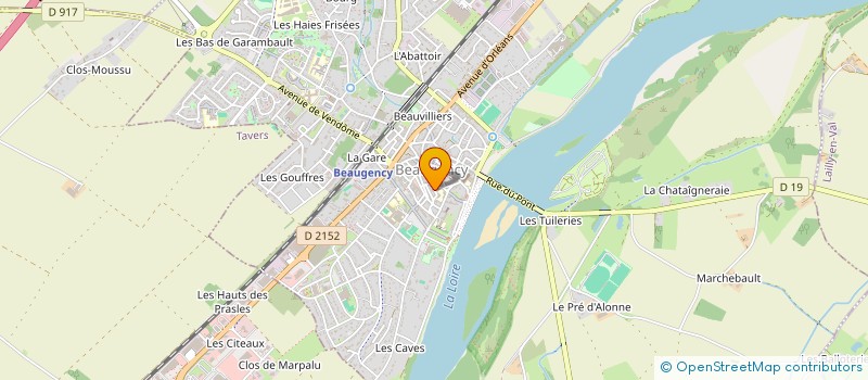 localisation de l'entreprise L'IDEE à BEAUGENCY