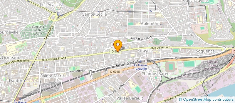 localisation de l'entreprise L'IDEE AL BEAUTE  LE HAVRE