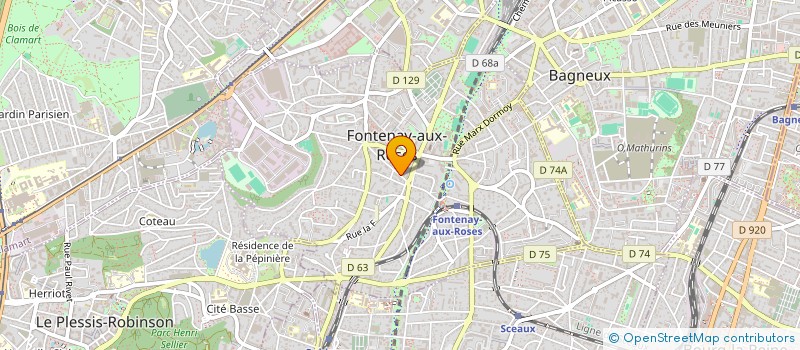 localisation de l'entreprise L'IDEE CADEAUX à FONTENAY-AUX-ROSES