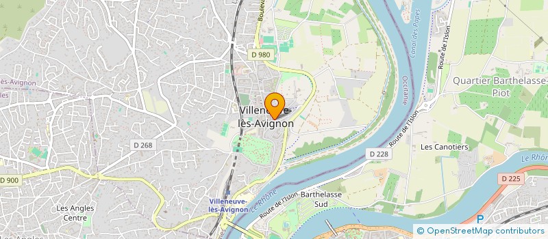 localisation de l'entreprise L'IF ET LE CYPRES  VILLENEUVE LES AVIGNON
