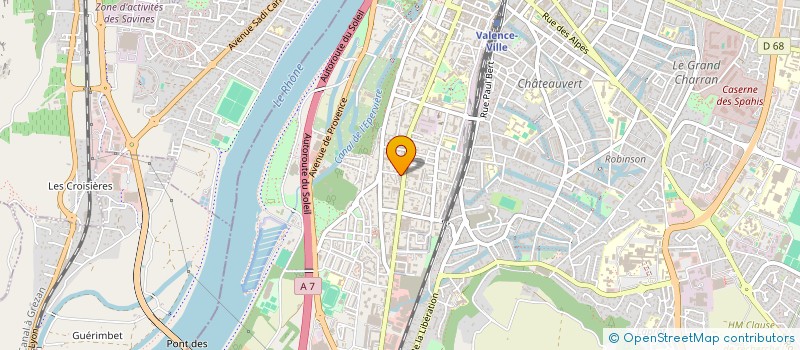 localisation de l'entreprise L'IFRIKIA à VALENCE