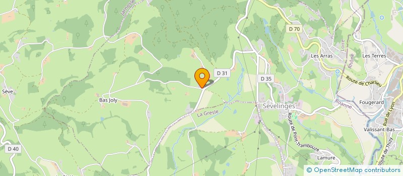 localisation de l'entreprise L'IGLOO  SEVELINGES