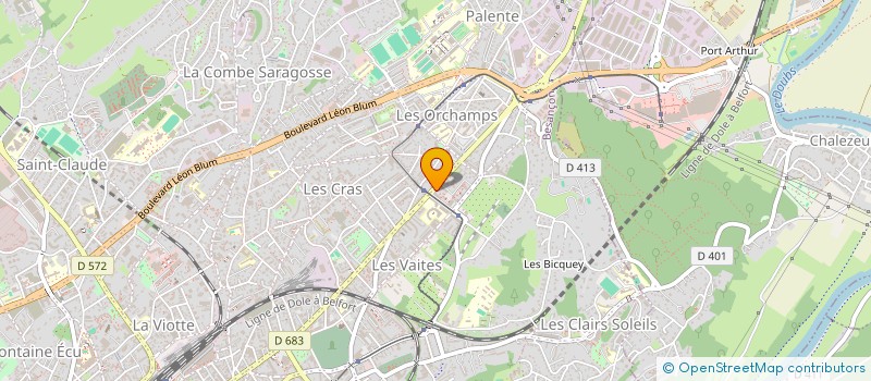 localisation de l'entreprise L'IGLOO à BESANCON